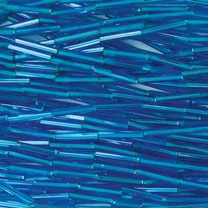 G2#5-253 Turquoise Silverlined Bugles